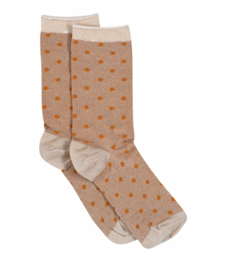 MP Denmark MP Denmark - Donna Glitter Socks - Maple Sugar