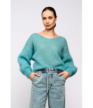 Spooq the label Spooq the Label - Knitted Sweater - Turquoise