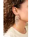 LOTT Gioielli - Laura Tube Waterfall Oorbellen S - Crystal Nude