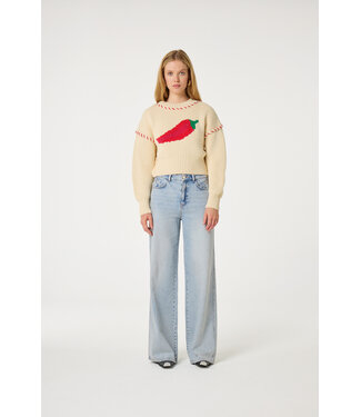 Fabienne Chapot Fabienne Chapot - Alex Wide Leg - Faded Light Blue