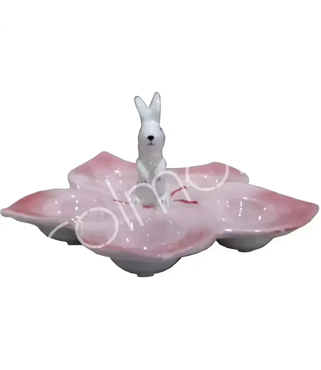Diga Colmore - Egg Holder W/Bunny - Soft Pink