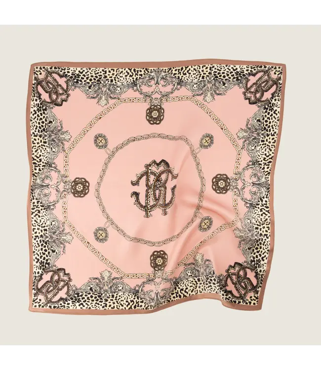 Blossom Essentials - Zijden Sjaal - Pink Leopard