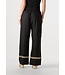 Greek Archaic Kori - Feather Pants - Black / Gold