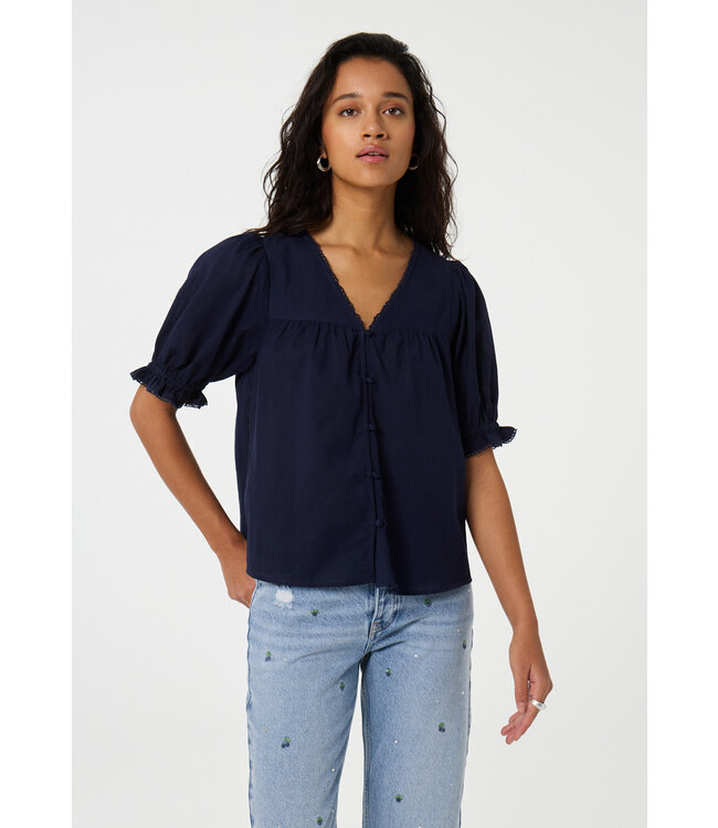 Fabienne Chapot - Juno Blouse - After Midnight Blue