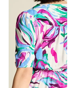 Pom Amsterdam - Dress Fiore di Zucca - Multicolour