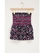 My Jewellery - Rokje met Roze Paisley Print - Zwart