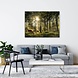 Reeën grazen in het prachtige bos | 120 x 90 cm Reeën grazen in het prachtige bos | 120 x 90 cm