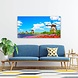 Kleurrijk lentelandschap met beroemde molens | 140 x 70 cm Kleurrijk lentelandschap met beroemde molens | 140 x 70 cm
