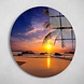 Zonsondergang over de zee in Thailand | Rond 90 cm Zonsondergang over de zee in Thailand | Rond 90 cm