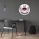 Close-up gezicht met sexy rode Lippen | Rond 60 cm Close-up gezicht met sexy rode Lippen | Rond 60 cm