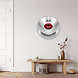 Close-up gezicht met sexy rode Lippen | Rond 60 cm Close-up gezicht met sexy rode Lippen | Rond 60 cm