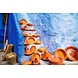 Decoratieve tajines op een markt in Chefchaouen | 60 x 40 cm Decoratieve tajines op een markt in Chefchaouen | 60 x 40 cm