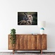 Oog-in-oog met prachtige uil | 90 x 60 cm Oog-in-oog met prachtige uil | 90 x 60 cm