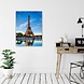 Eiffeltoren aan de Seine in Parijs | 60 x 80 cm Eiffeltoren aan de Seine in Parijs | 60 x 80 cm