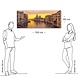 Romantische zonsopkomst in Venetië | 150 x 60 cm Romantische zonsopkomst in Venetië | 150 x 60 cm