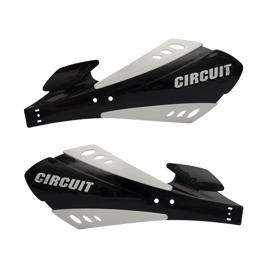 Circuit Handguards SX Black/White Circuit Equipment Benelux