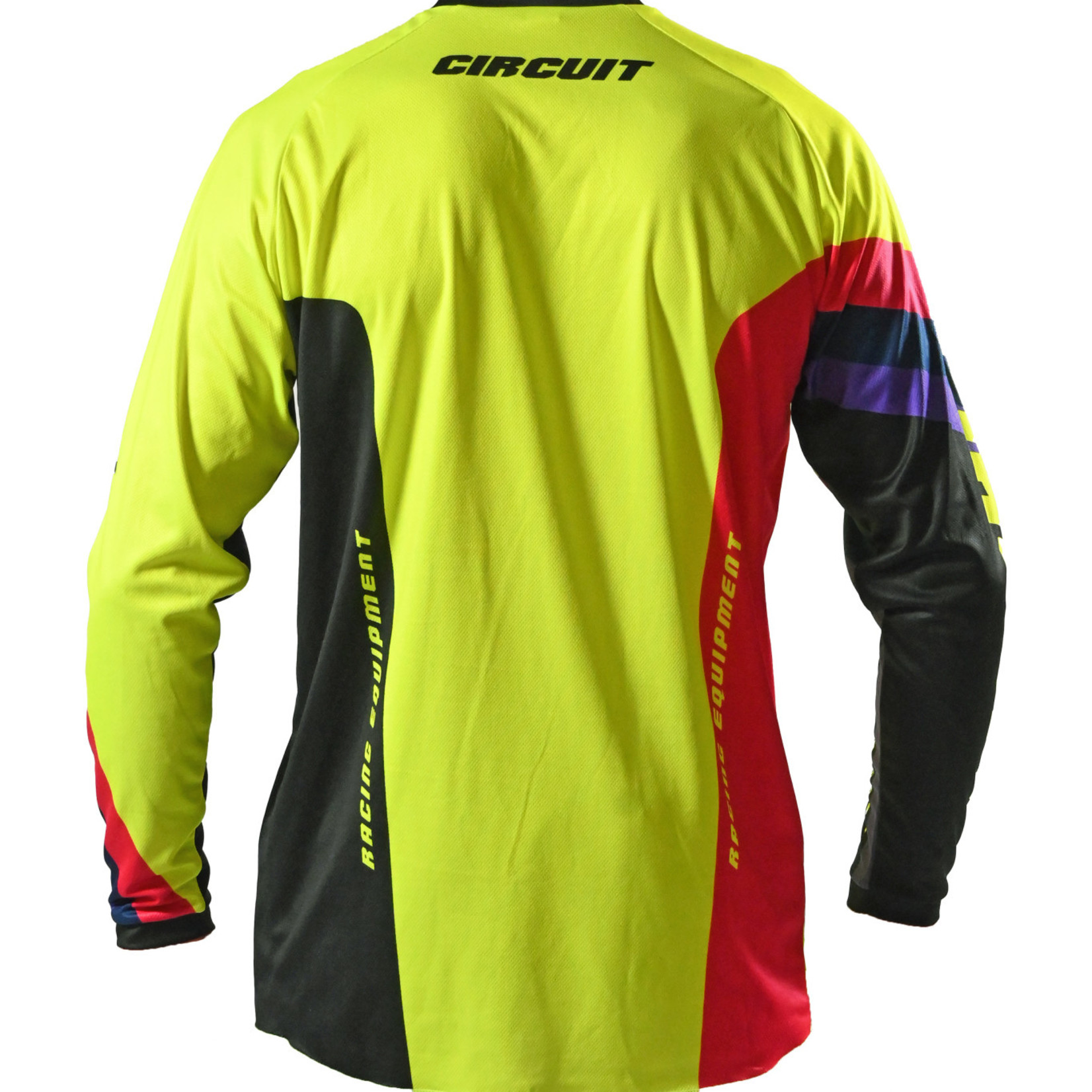 Circuit Cross / Enduro Jersey Reflex 22 Noir-Jaune-Fluo