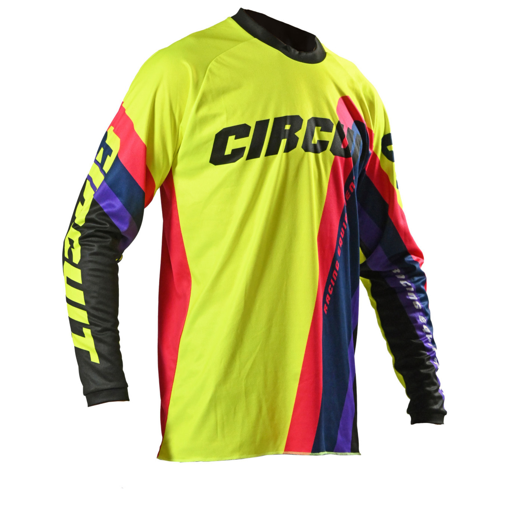 Circuit Cross / Enduro Jersey Reflex 22 Noir-Jaune-Fluo