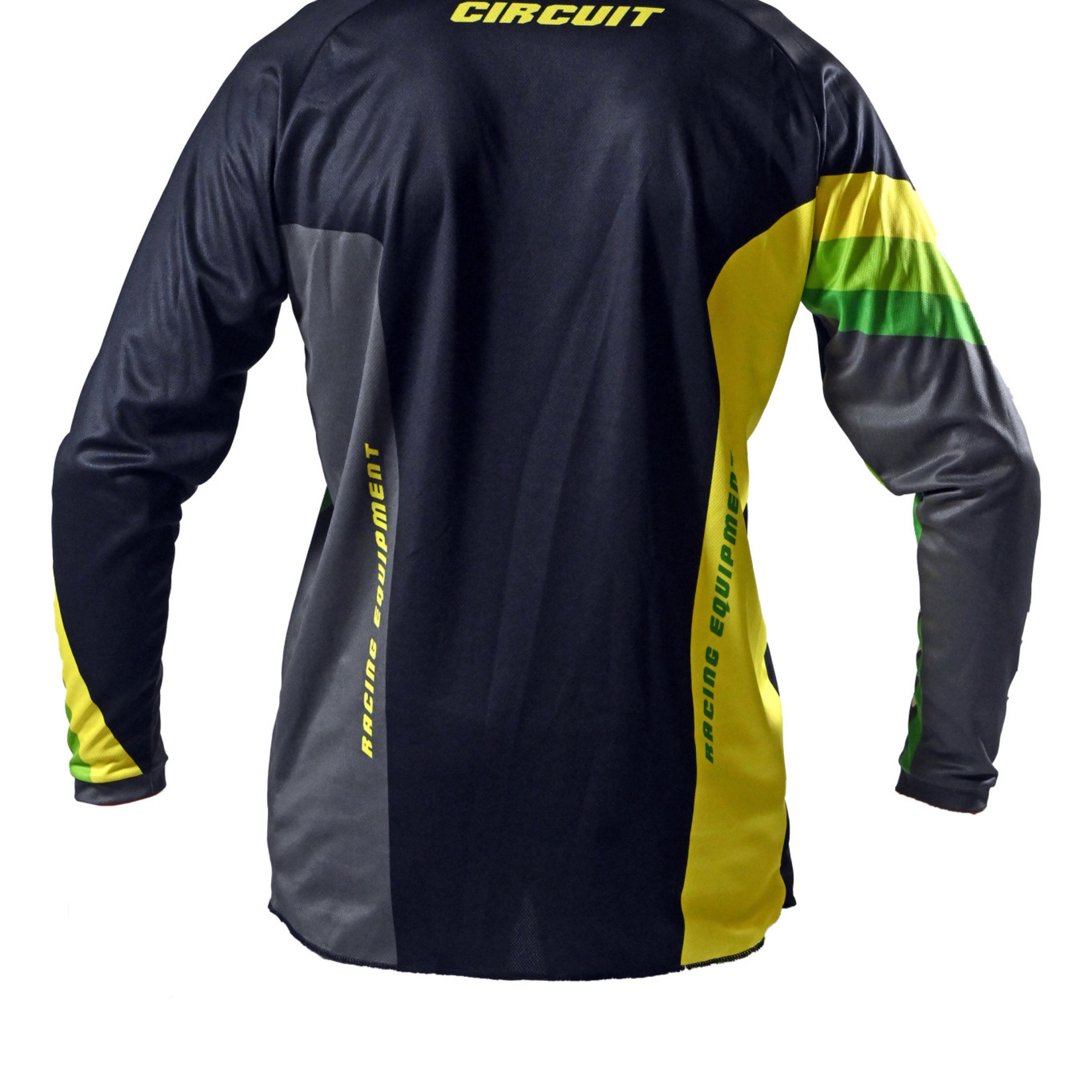 Circuit Cross / Enduro Jersey Reflex 22 Noir-Jaune-Vert