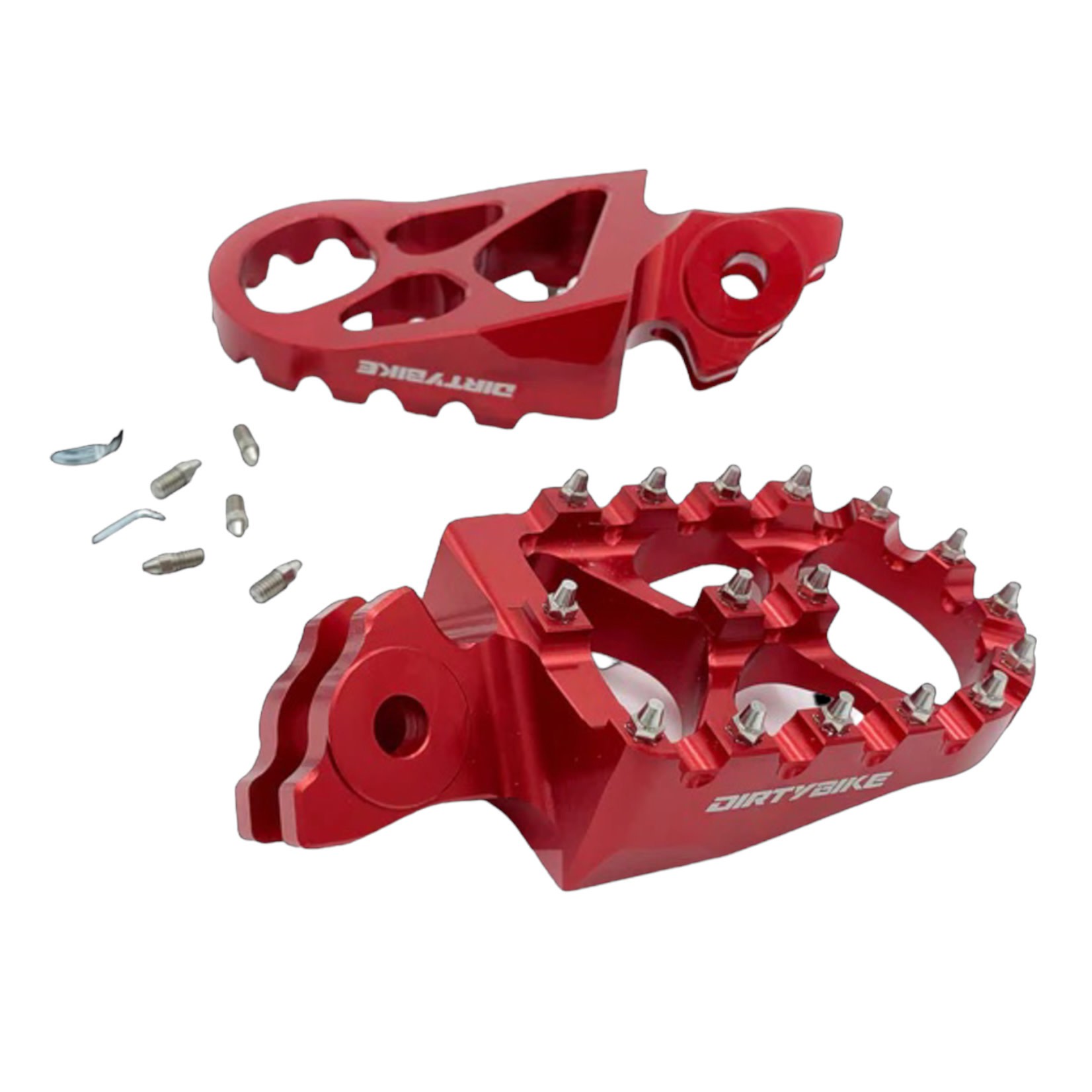 Surron offroad footpegs red