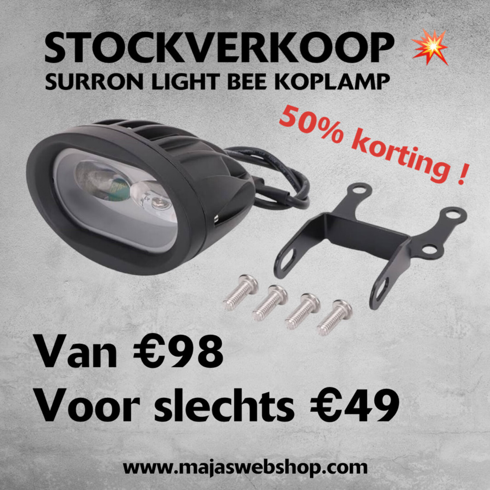 Surron Surron petite lampe led et support 