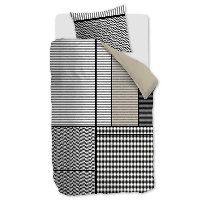 Beddinghouse Dutch Design Jet Set dekbedovertrek Black