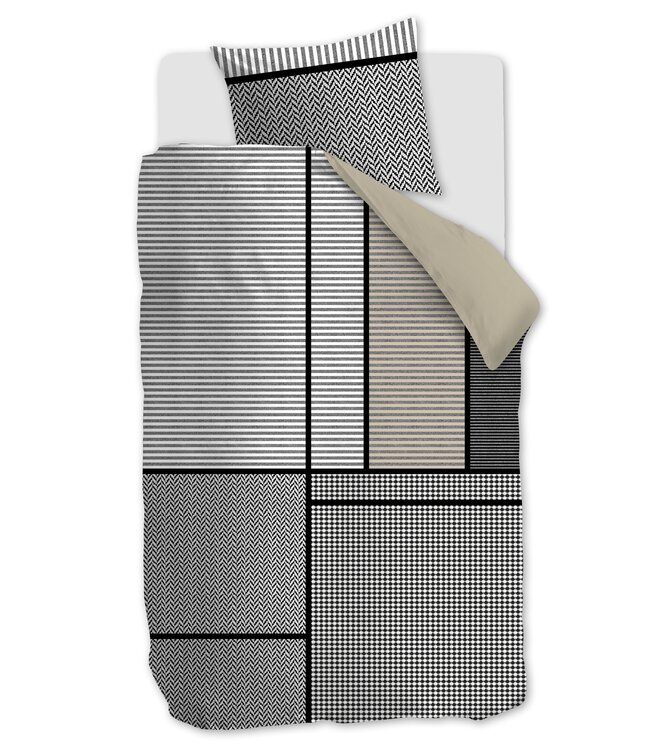 Beddinghouse Dutch Design Jet Set dekbedovertrek Black