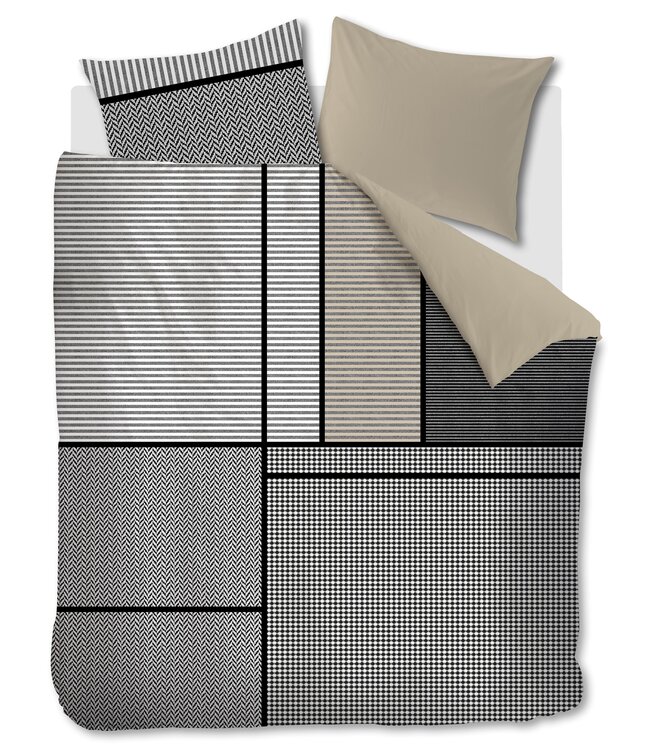 Beddinghouse Dutch Design Jet Set dekbedovertrek Black