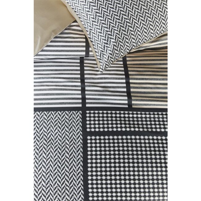 Beddinghouse Dutch Design Jet Set dekbedovertrek Black