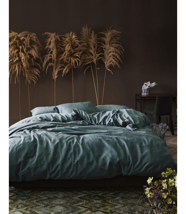 Essenza Minte Denim Dekbedovertrek