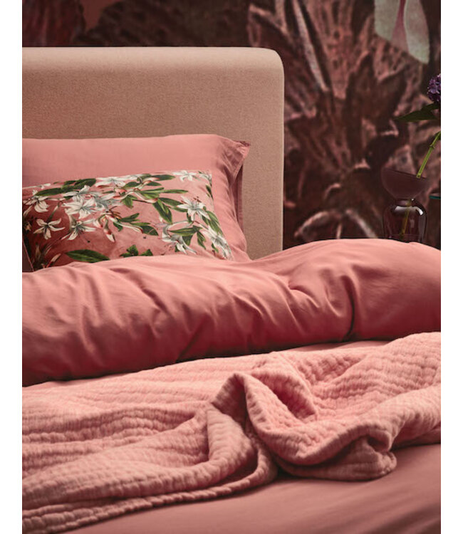 Essenza Minte Dusty rose Dekbedovertrek