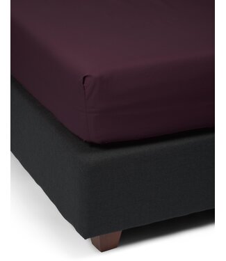 Essenza Essenza Minte Burgundy Hoeslaken Satijn