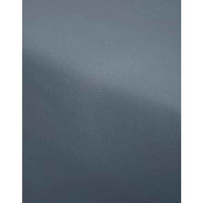 Essenza Minte Denim Hoeslaken Satijn