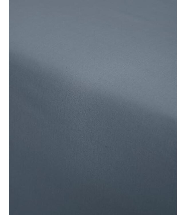 Essenza Minte Denim Hoeslaken Satijn