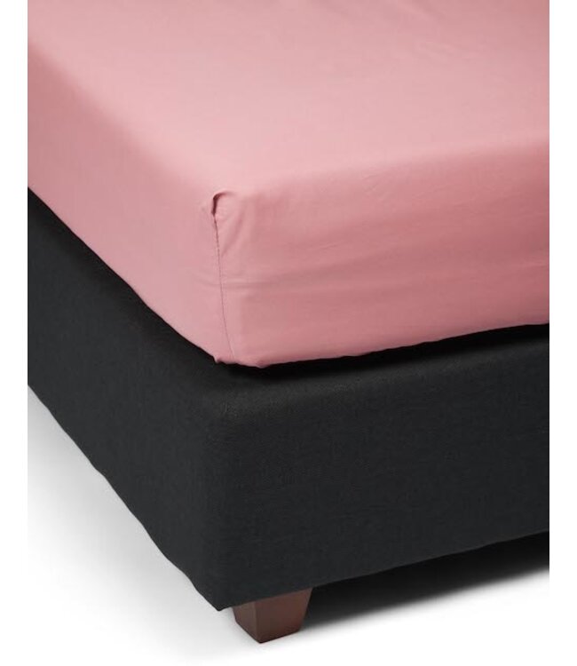 Essenza Minte Dusty rose Hoeslaken Satijn