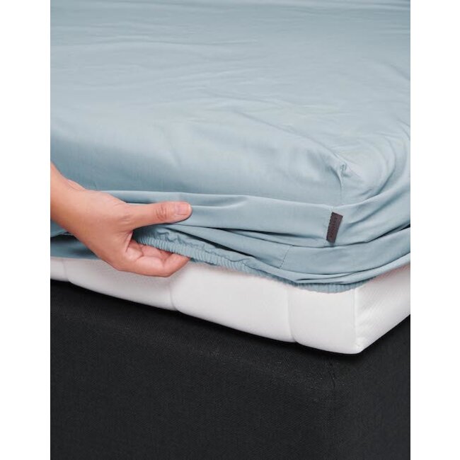 Essenza Minte Iceblue Hoeslaken Satijn