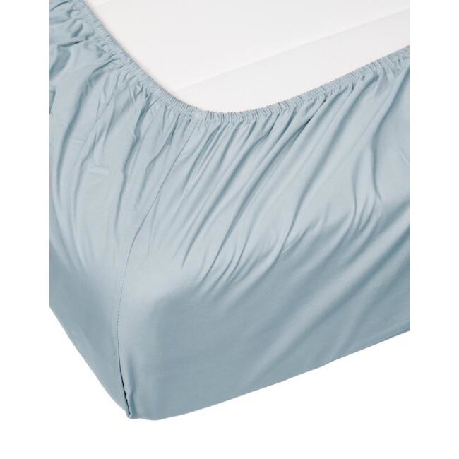 Essenza Minte Iceblue Hoeslaken Satijn