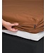 Essenza Minte Leather brown Hoeslaken Satijn