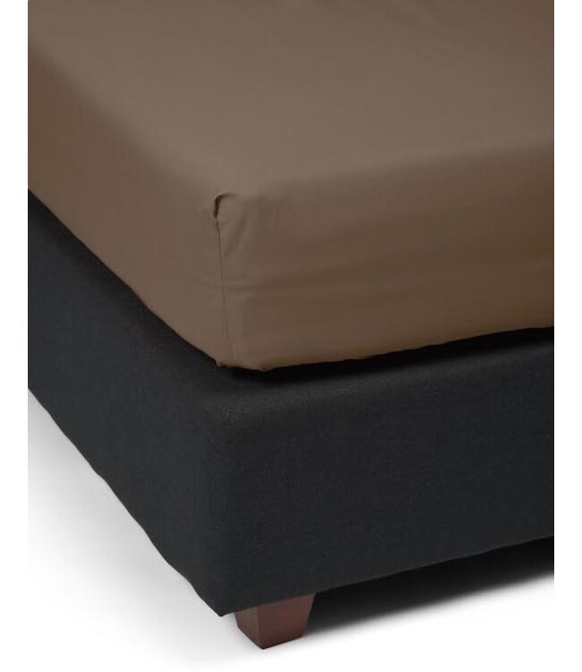 Essenza Minte Cafe Noir Topper Hoeslaken Satijn