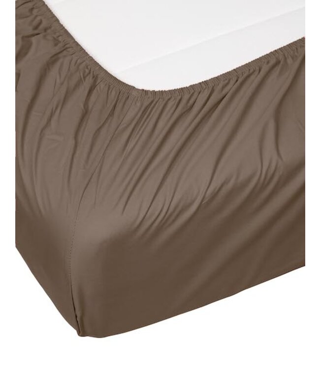 Essenza Minte Cafe Noir Topper Hoeslaken Satijn