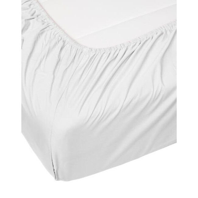 Essenza Minte White Topper Hoeslaken Satijn