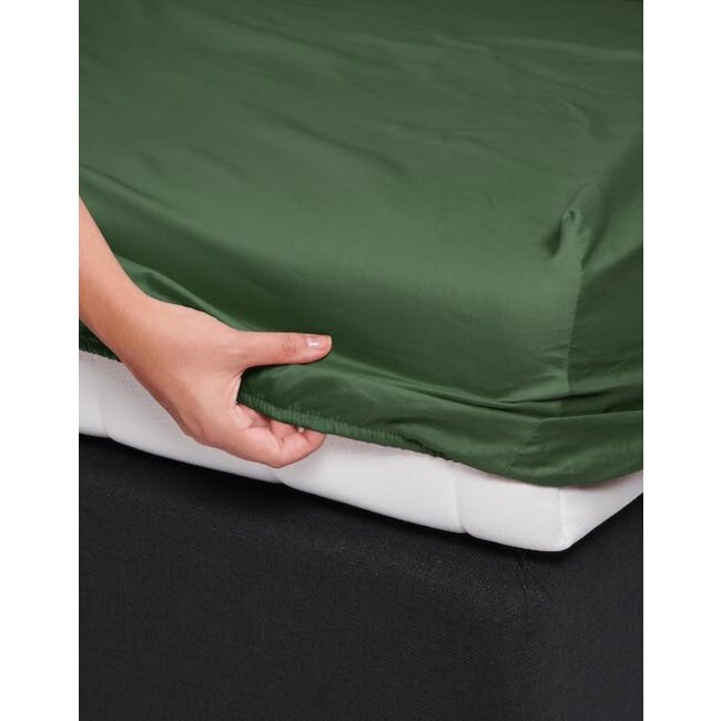 Essenza Satin Hoeslaken Moss