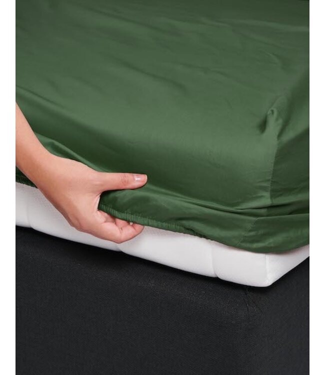 Essenza Satin Hoeslaken Moss