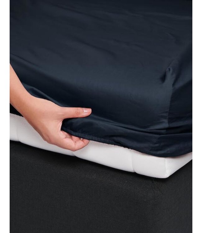 Essenza Satin Hoeslaken Nightblue