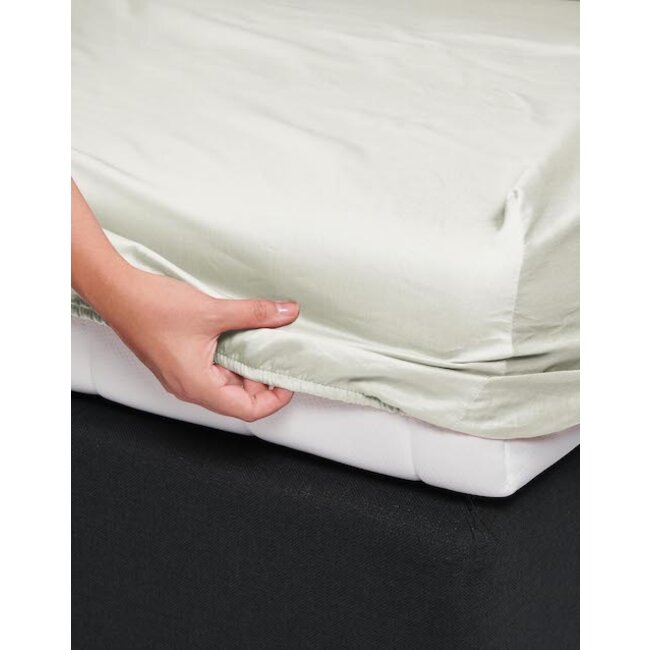 Essenza Satin Hoeslaken Oyster