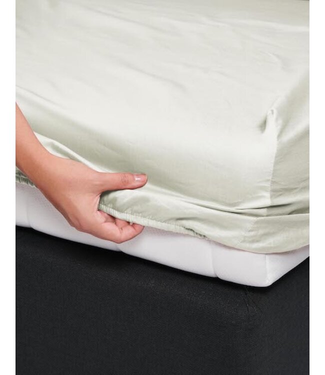 Essenza Satin Hoeslaken Oyster