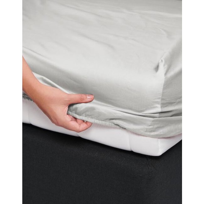 Essenza Satin Hoeslaken Silver