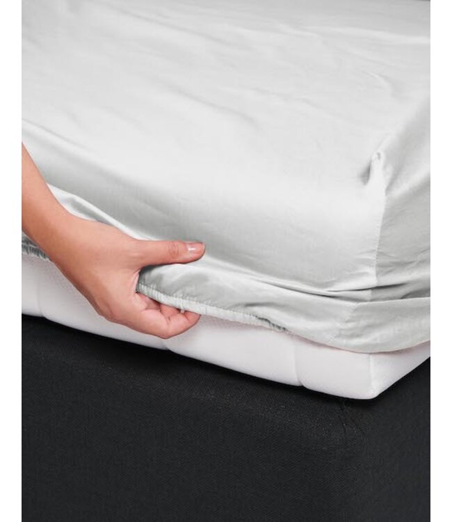 Essenza Satin Hoeslaken White