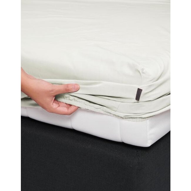 Essenza Premium Percale Hoeslaken Oyster