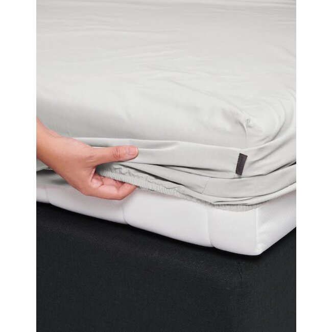 Essenza Premium Percale Hoeslaken Silver